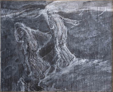 Transition(2)_oil charcoal_2007_145x180